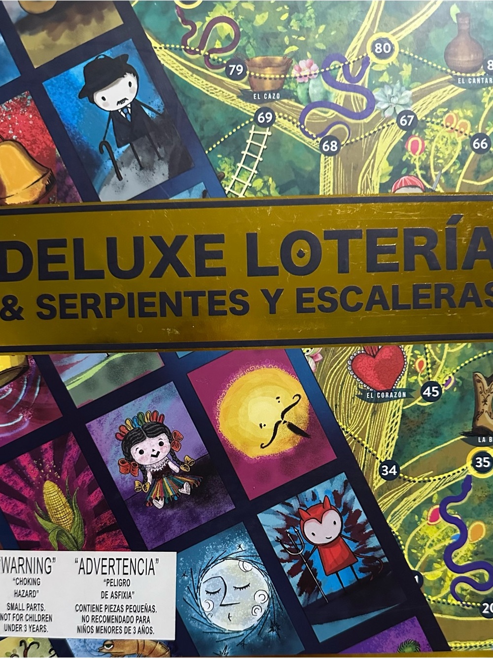 Limited Edition Deluxe Lotería & Serpientes y Escaleras Board Game